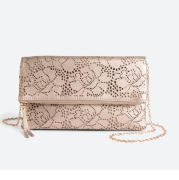 Gold fold over handbag from Stitch Fix - Picture 2 of 6
